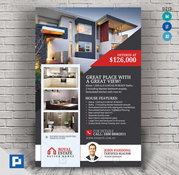 Real Estate Promotional Listing Flyer