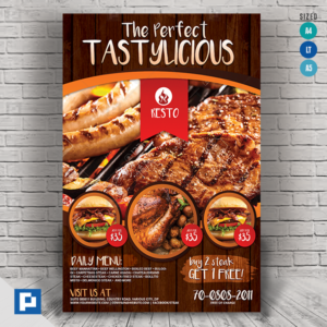 Restaurant Fast Food Flyer