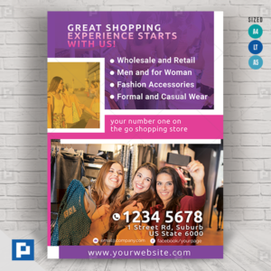 Retail and Shopping Center Flyer