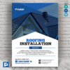 Roofing Installation Service Flyer