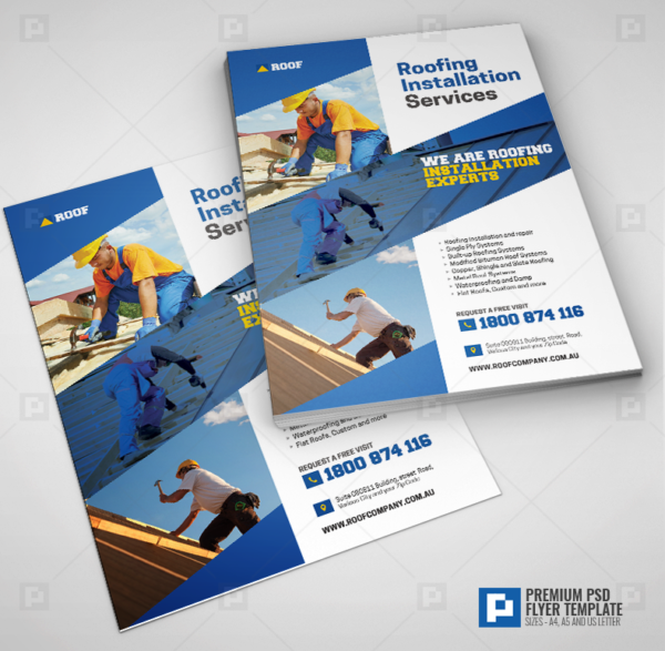 Roofing Installation and Repair Flyer