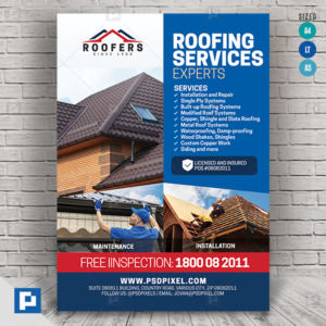 Roofing Promotional Flyer