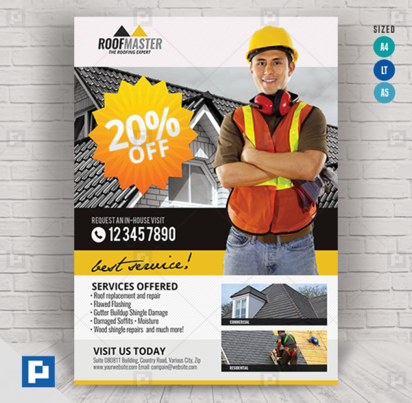 Roofing Service Flyer