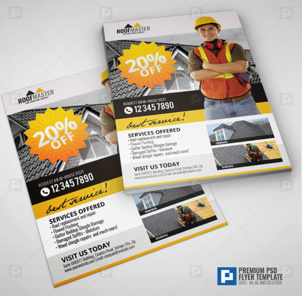 Roofing Service Flyer