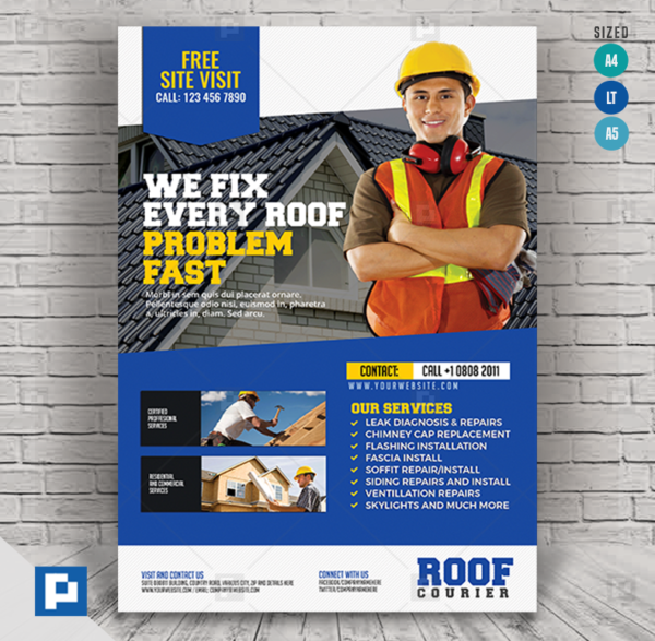 Roofing Services Flyer