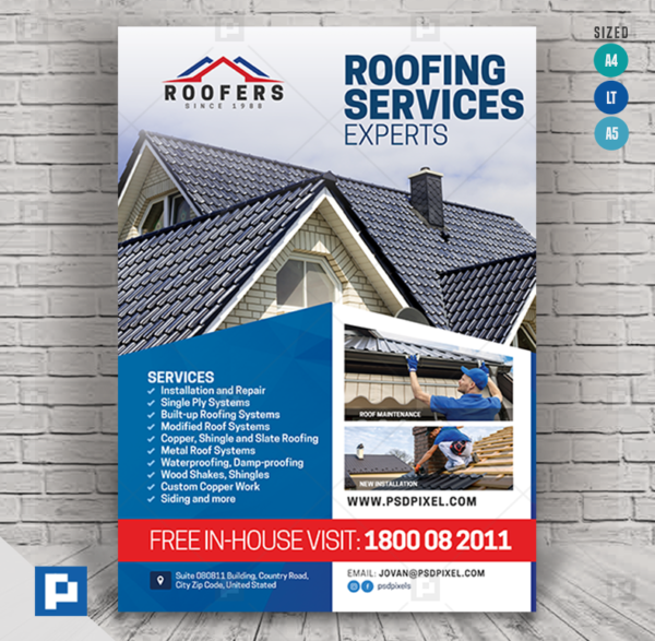 Roofing Services Flyer