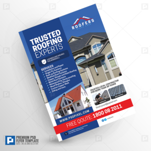 Roofing and Building Flyer,