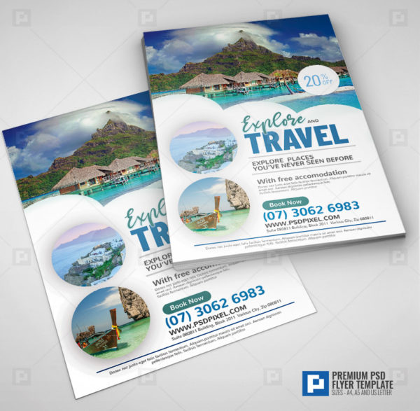 Travel and Booking Services Flyer