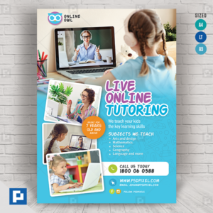 E-Learning Services Flyer