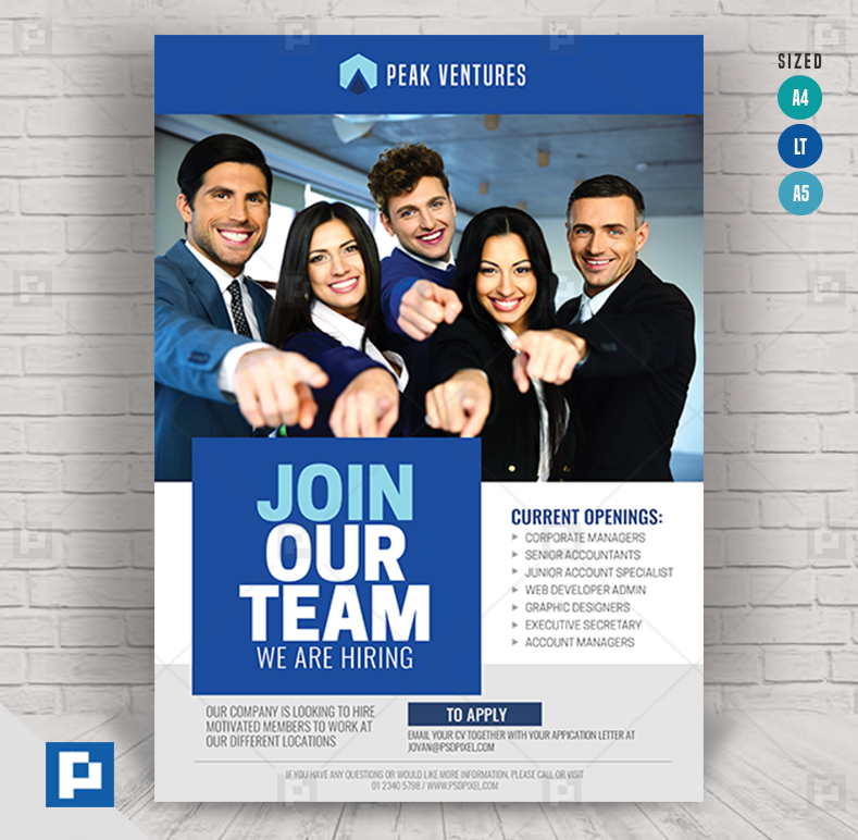 Hiring And Recruitment Flyer PSDPixel expanded-learning-recruitment-flyer-template-afterschool-network