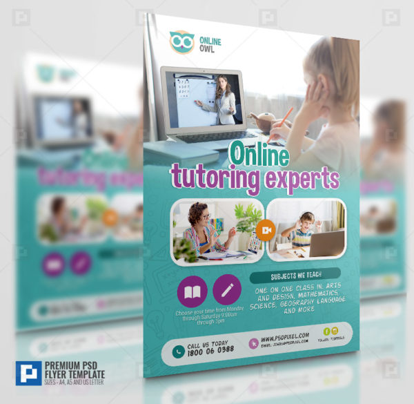 Online Learning Services Flyer