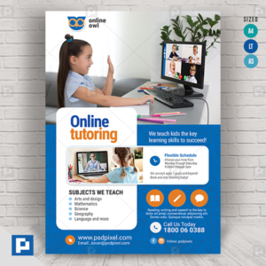 Online Tutoring Flyer