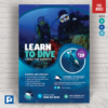 Diving Lesson and Services Flyer