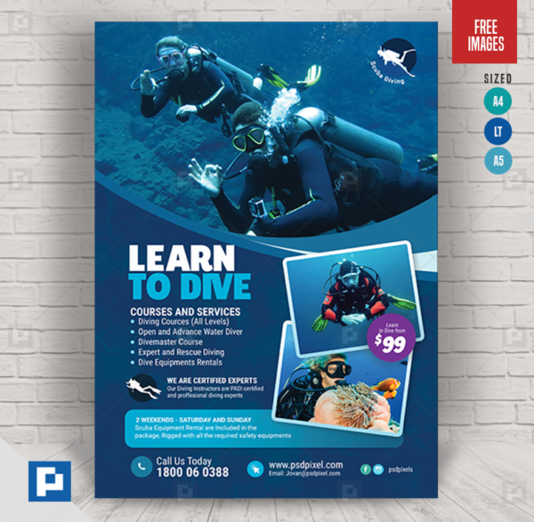 Diving Program Flyer