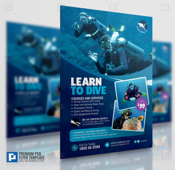 Diving Program Flyer