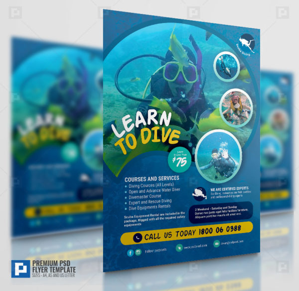 Learn to Dive Flyer