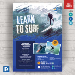 Surfing Camp Flyer