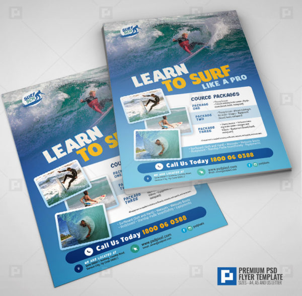 Surfing Program Flyer