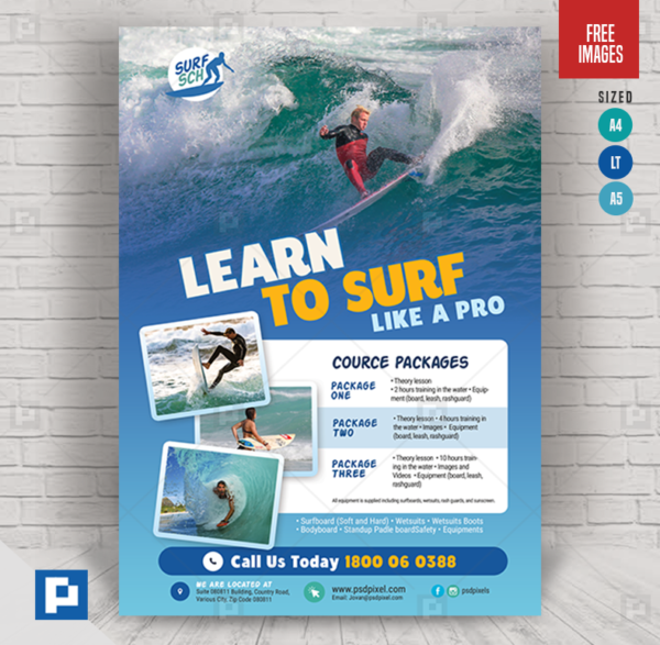 Surfing Program Flyer