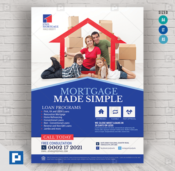 Home Mortgage Services Flyer