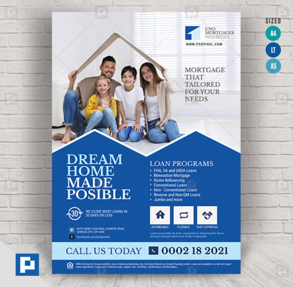Lending and Mortgage Company Flyer