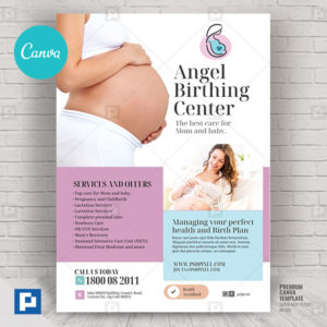 Birth Center Services Canva Flyer