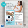 Birth Clinic Services Canva Flyer