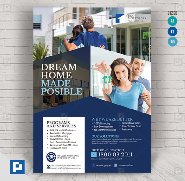 Mortgage and Lending Company Flyer