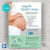 Pregnancy and Birth Center Canva Flyer