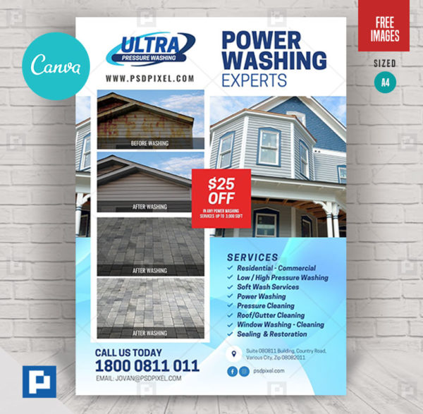 Pressure Washing Company Flyer