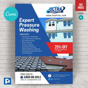 Pressure Washing Promotional Flyer