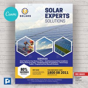 Solar Enegery Services Canva Flyer