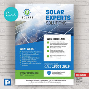 Solar Solutions Canva Flyer