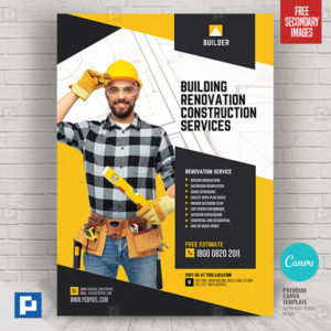 Builder Canva Flyer