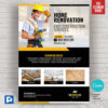 Construction and Builder Canva Flyer