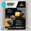 Paving Company Canva Flyer,