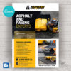 Road Repair and Maintenance Canva Flyer