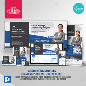 Accounting Company Services Canva Bundle