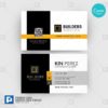 Construction Services Canva Business Card 11