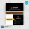 Construction Services Canva Business Card 14