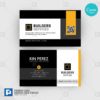 Construction Services Canva Business Card 15