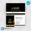 Construction Services Canva Business Card 08