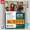 Charity Fundraising Program Canva Flyer