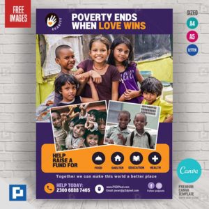 Charity Program Canva Flyer